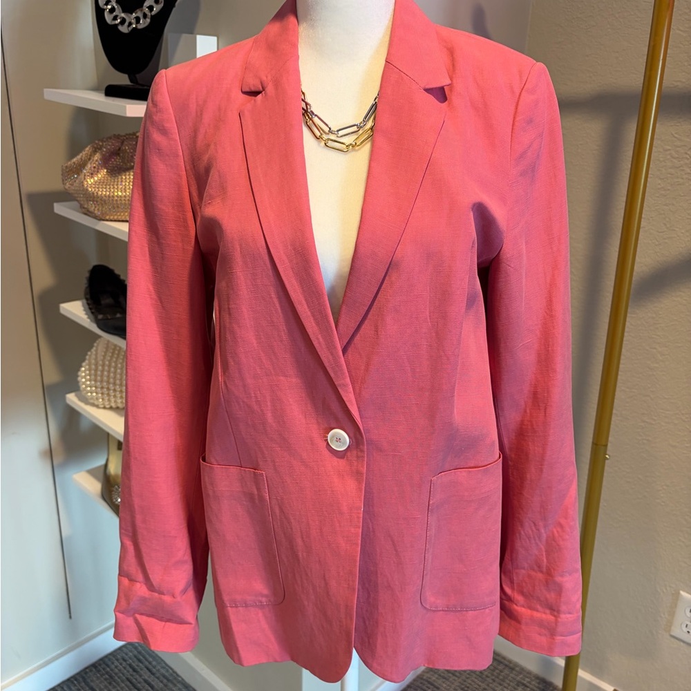 Elegant Pink Women's Blazer